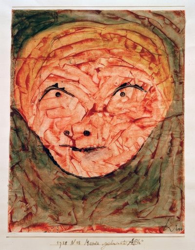 Mask (Made-up Old Woman) by Paul Klee